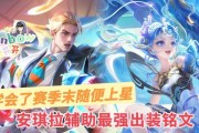 提升游戏竞技实力的辅助符文出装加点攻略（打造强力辅助角色，助你在游戏中一展身手！）